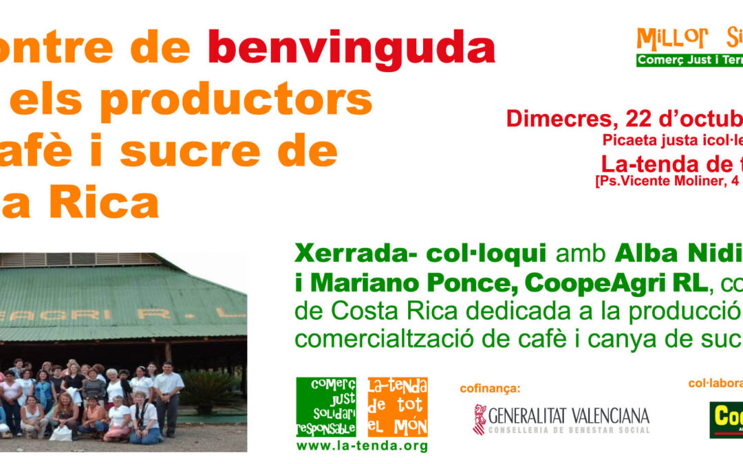 Encuentro de bienvenida a los productores de Costa Rica