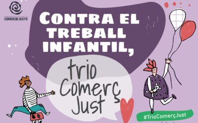 La campaña “Contra el trabajo infantil, yo elijo Comercio Justo” invita a la ciudadanía del Camp de Morvedre a mostrar su compromiso ante esta problemática