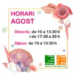 Horari estiu